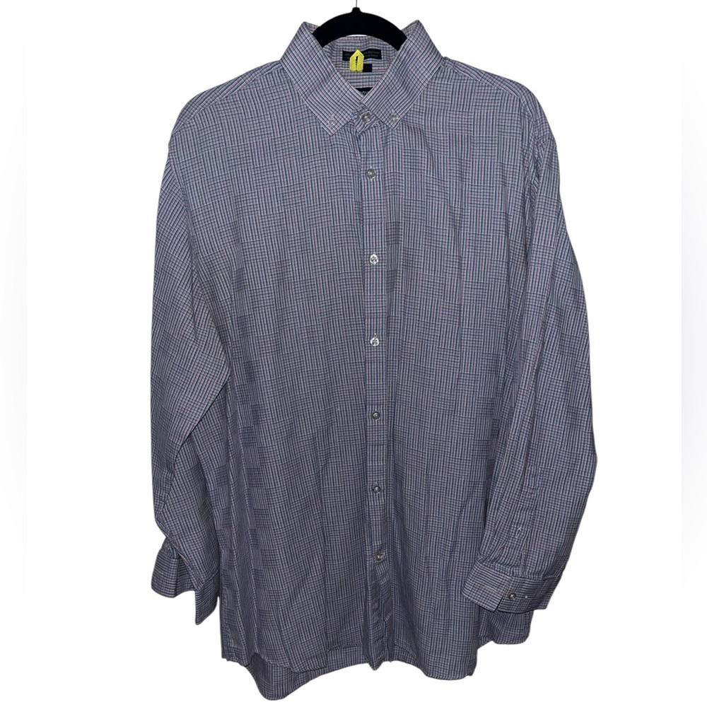 4/$25 Stacy Adams Button Down Shirt Neck Size 17 (36/37)
